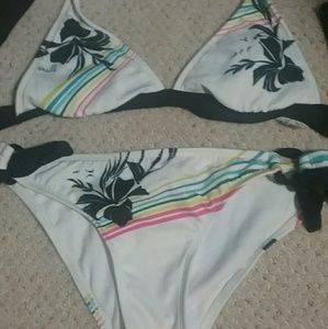 Hawaiian print bikini